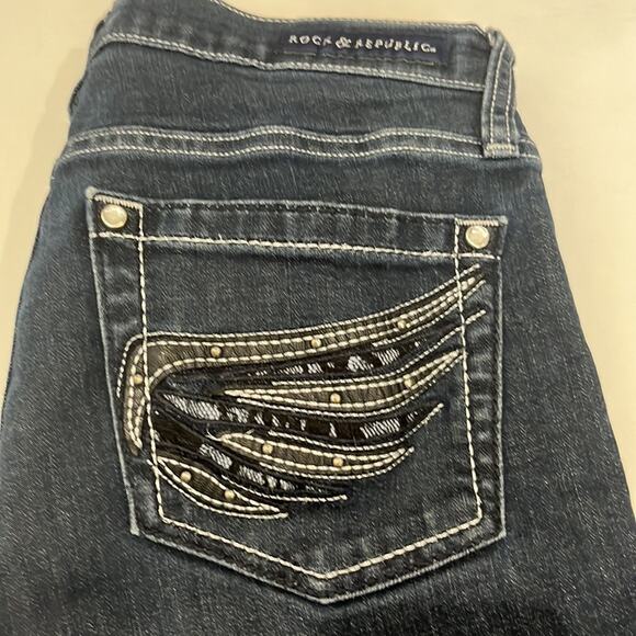 Rock & Republic Kasandra Bootcut Jeans Women’s Size 8 - Picture 2 of 7